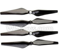 Cheerson CX-22 Parts-05-02 Propellers,Main rotor blades(4pcs-2X CW,2X CCW)-Black,Cheerson CX-22 RC Drone Quadcopter Spare parts,5.8G real-time image transmission aerial aircraft accessories